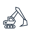 Icono de una excavadora